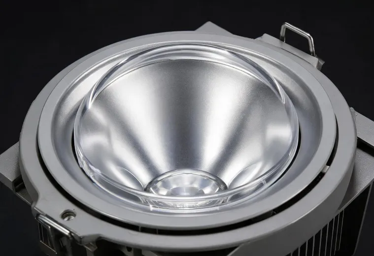 Recessed luminaire optical assembly